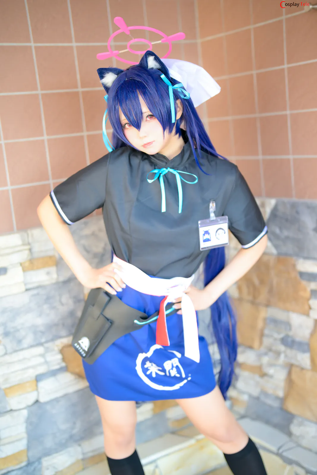 ChuChu Magic cosplay Kuromi Serika Swimsuit Blue Archive (2)