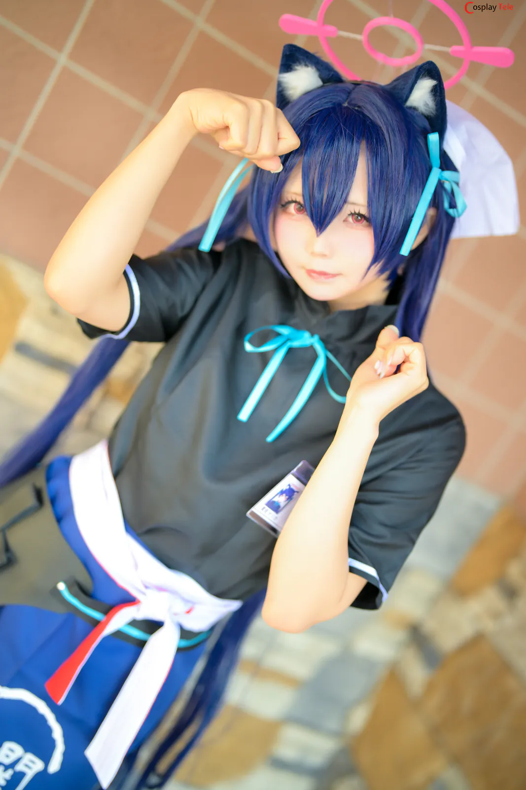 ChuChu Magic cosplay Kuromi Serika Swimsuit Blue Archive (4)