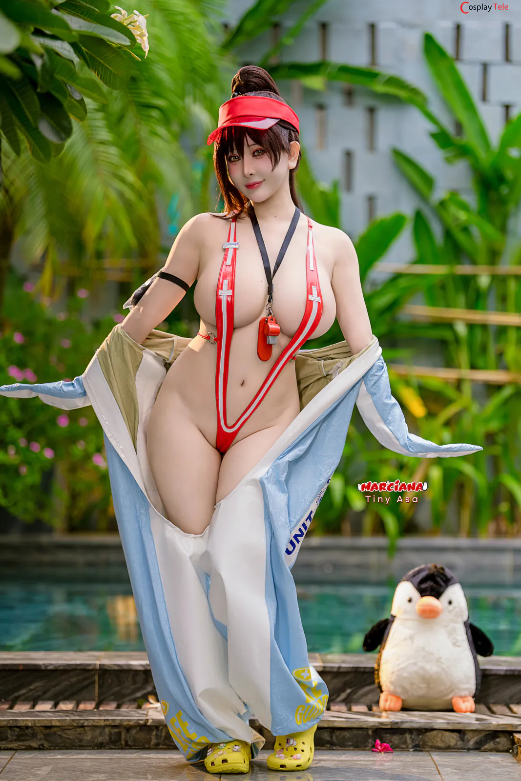 Tiny Asa cosplay Marciana Marine Study NIKKE (2)