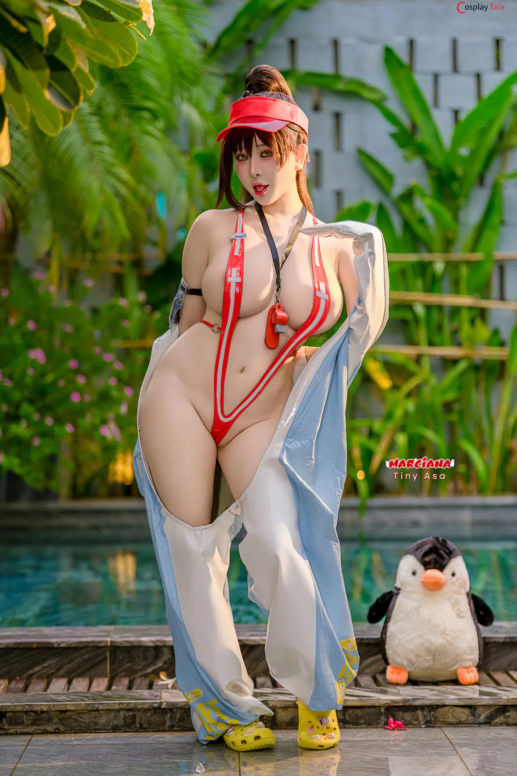 Tiny Asa cosplay Marciana Marine Study NIKKE (3)