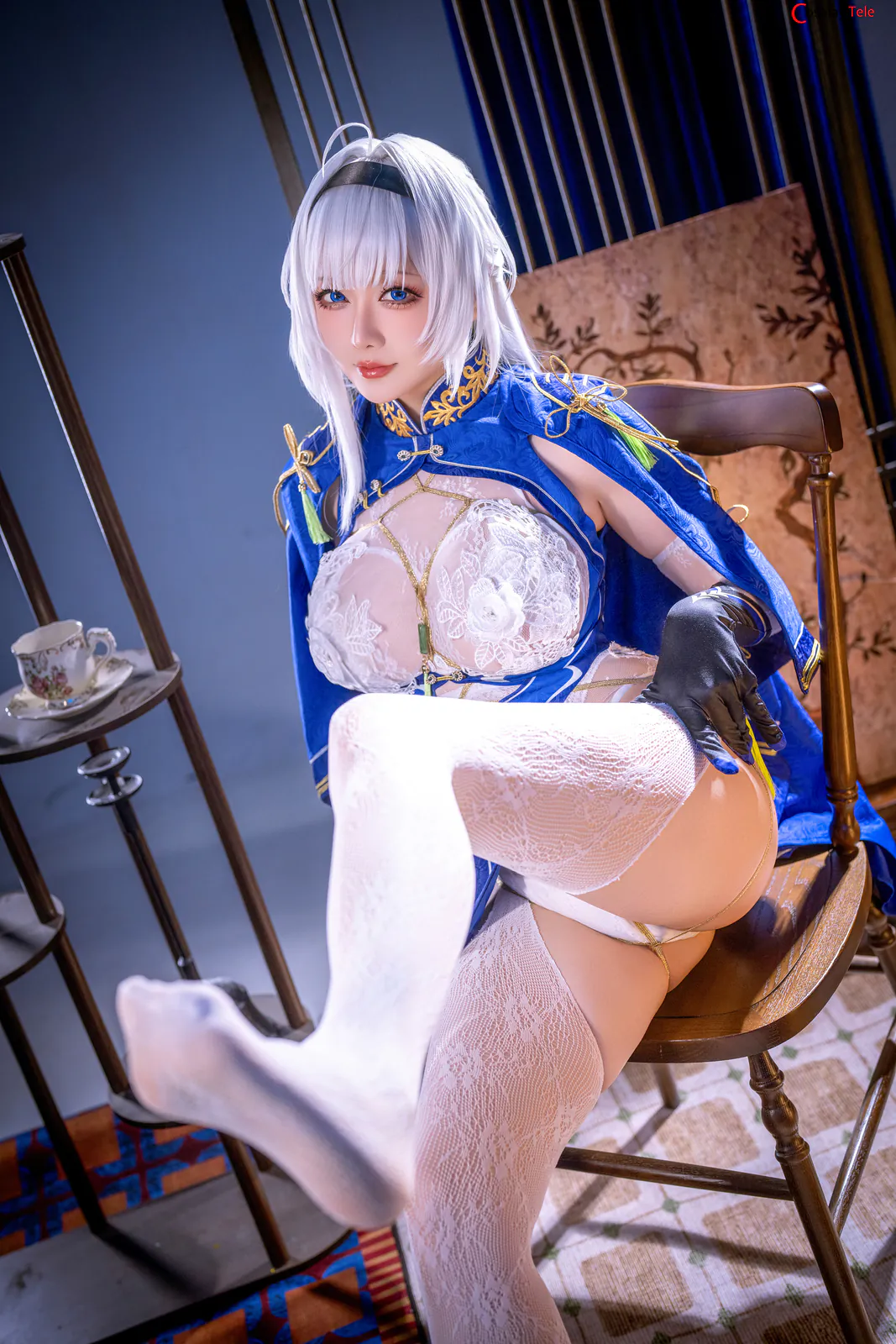 Hoshilily cosplay Mainz Azur Lane (4)