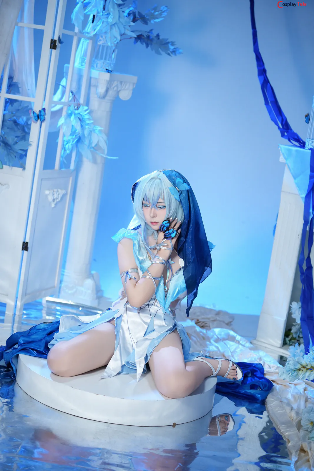 Hu Sensen cosplay The Shorekeeper Wuthering Waves (4)