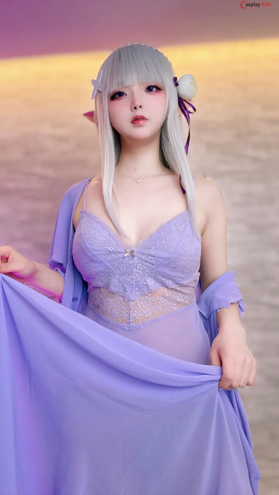 ChuChu Magic cosplay Emilia ReZero (2)