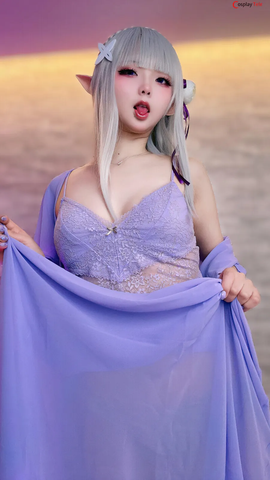 ChuChu Magic cosplay Emilia ReZero (3)