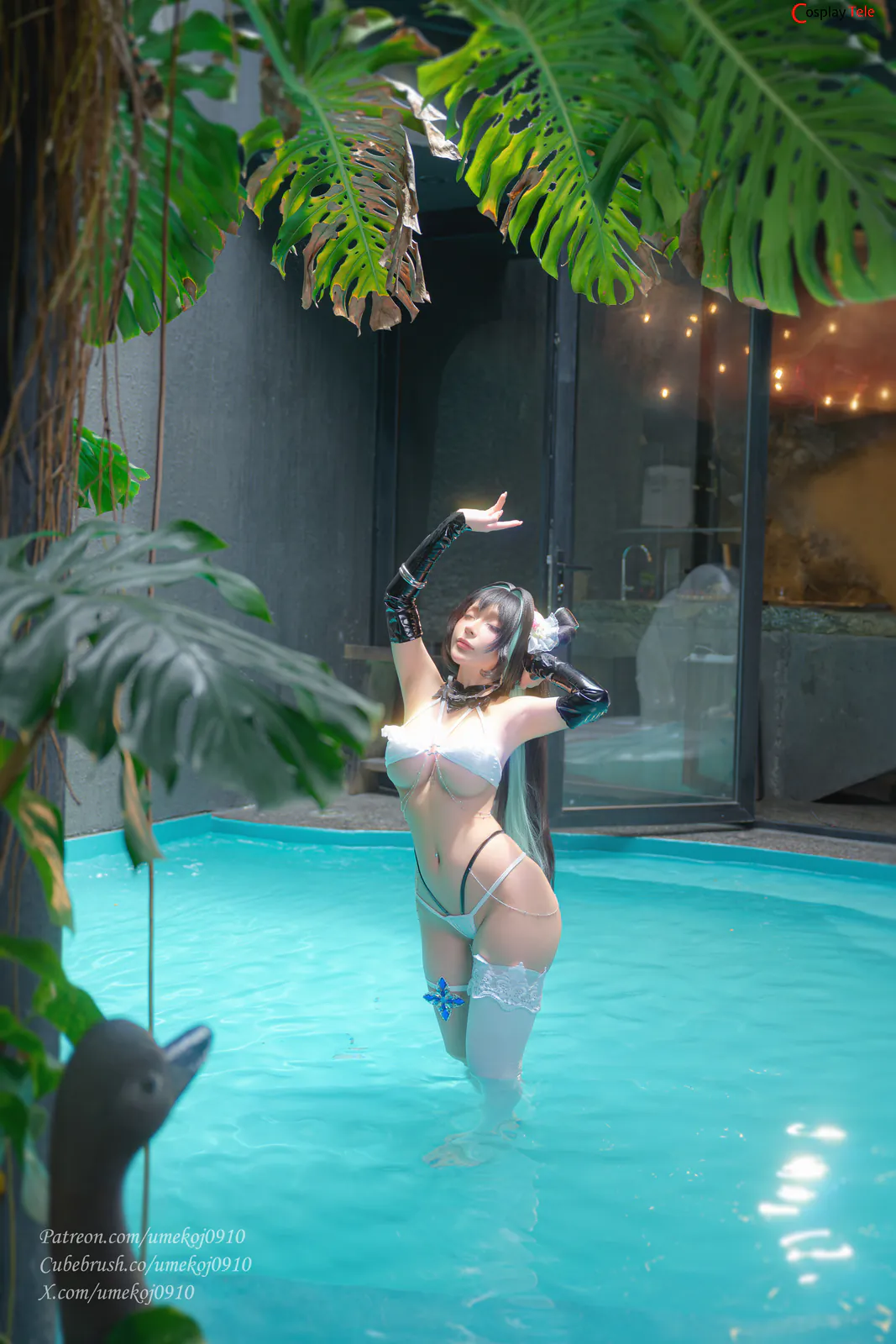 Umeko J cosplay Little Mermaid NIKKE (2)